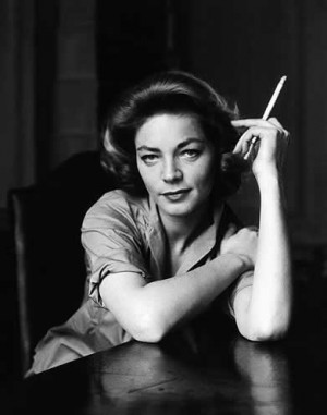 Lauren Bacall and Smoking Photograph