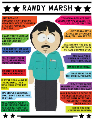 Funny South Park Quotes Randy marsh (x-post from funny