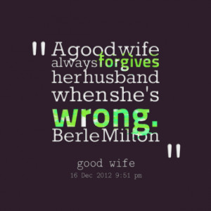 Good Wife Quotes