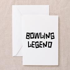 bowling Greeting Card for