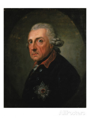 Frederick Ii The Great Of Prussia 1781 Giclee Print