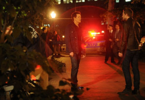 Still of Kevin Bacon and Shawn Ashmore in The Following (2013)