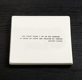 Restoration Hardware Literary Quote Coasters, Dorothy Parker $30 $21