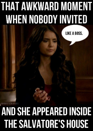 The Vampire Diaries TV Show That Awkward Moment When...