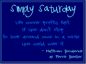 Simply Saturday