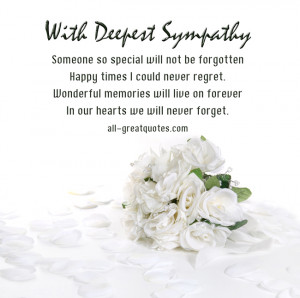 sympathy condolence cards with sympathy card messages deepest sympathy ...