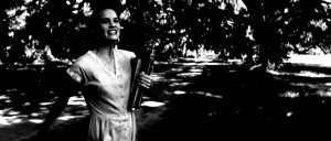 Black & White: Robin Wright as Jenny Curran in Forrest Gump