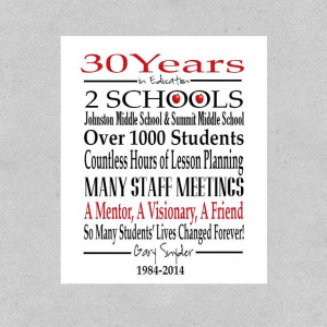 Teacher Retirement Gift Retired Teacher Gift by DaizyBlueDesigns, $10 ...