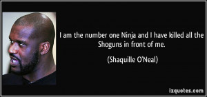 am the number one Ninja and I have killed all the Shoguns in front ...