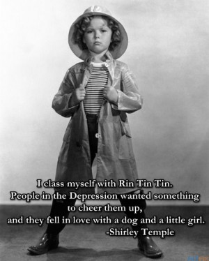 Shirley Temple, may she rest in peace