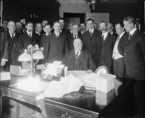 Signing the Arizona Statehood Bill, 1912