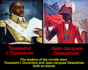 Toussaint LOuverture Jean Jacques Dessalines 300x240 Toussaint ...