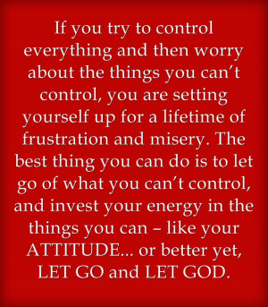 LET GO LET GOD