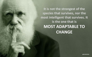 The famous quote by Charles Darwin: 