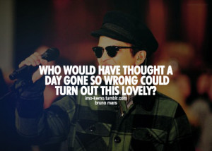 Bruno Mars Quotes and Sayings