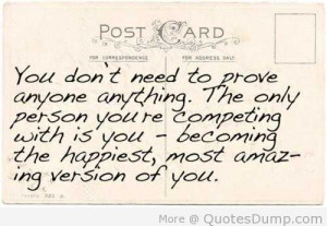 become the most amazing version of yourself :)