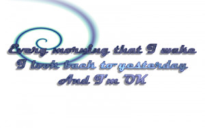 OK - Christina Aguilera Song Lyric Quote in Text Image