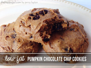 pumpkin chocolate chip cookies #pumpkin #healthierdesserts Easy Recipe ...