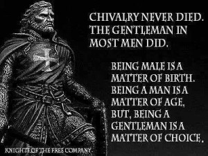 Gentleman beard quote