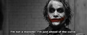 batman, clown, gif, heath ledger, joker, monster, movie, quote, quotes ...
