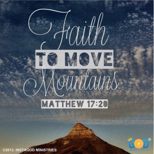 Move mountains