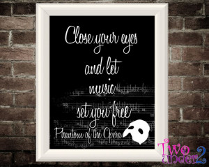8x10 Inspirational Broadway Quote Print - 