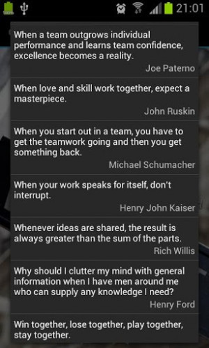 Nice Teamwork Quotes.