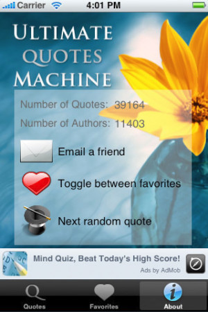 Download Ultimate Quotes Machine (30k+ quotes) iPhone iPad iOS