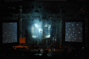 Andrew Marin People hanging out near registration Marko describing ...