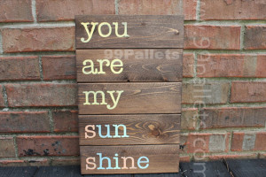 Your Feelings with Wooden Sign Pallet Art