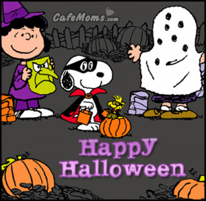 Charlie Brown Happy Halloween Snoopy Lucy Peanuts Facebook Graphic