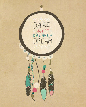 cute, dare, dream, dream catcher, sweet,