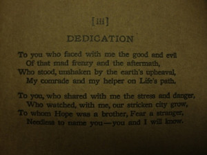Book Dedication