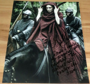 Carice Van Houten Signed 11x14 Game Of Thrones Melisandre W/quote ...