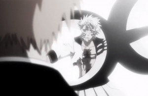 Grimmjow is attacked and incapacitated by Nnoitra.