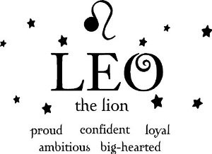 The Lion Leo Zodiac Sayings