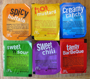 As expected, McDonald’s Chicken McBites sauces are the same ones ...