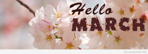 Hello March – Hello Spring wallpaper