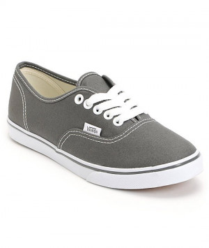 Gray Vans Girls Shoes
