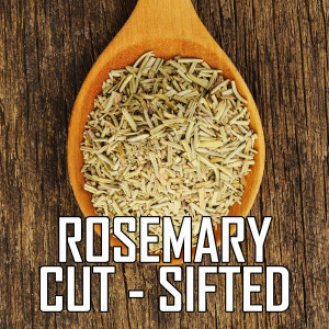 Rosemary Cut & Sifted - No. 5010 - In a Glass Spice Jar