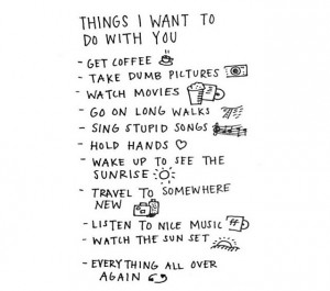 Things to do with him
