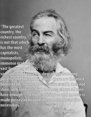 Inequality Quotes Walt Whitman
