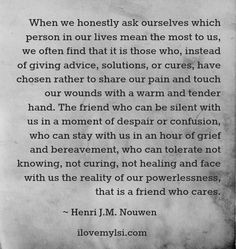 ... most to us. » I Love My LSI #inspirational #friendship #quote More