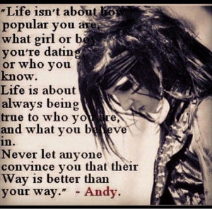Andy Biersack Quote