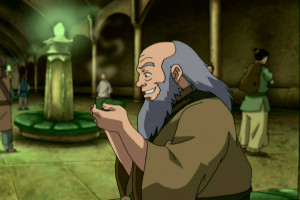 Uncle Iroh Tea Very concerned for aang's