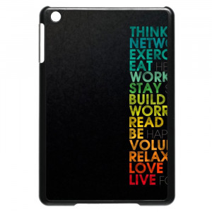 Multiple Positive Words Motivational Quotes iPad Mini Case