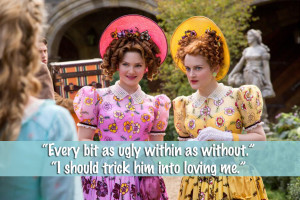 Narrator (about sisters): “Every bit as ugly within as without.”