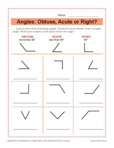 Search Results for: Acute Obtuse Right Angles