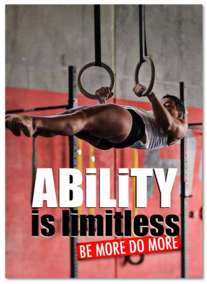 ABiLiTY is limitless. #CrossFit