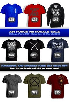 For the Art clothing live sale at AFJROTC Drill Championships on March ...